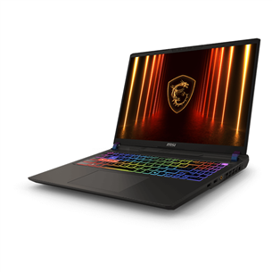 MSI Vector 16, 16'', 240 Hz, Ultra 9, 32 GB, 2 TB, RTX 5080, ENG, pelēka - Portatīvais dators