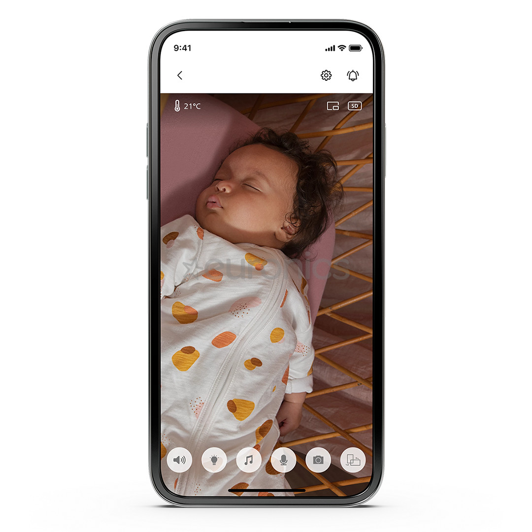 Philips Avent, balta - Video aukle