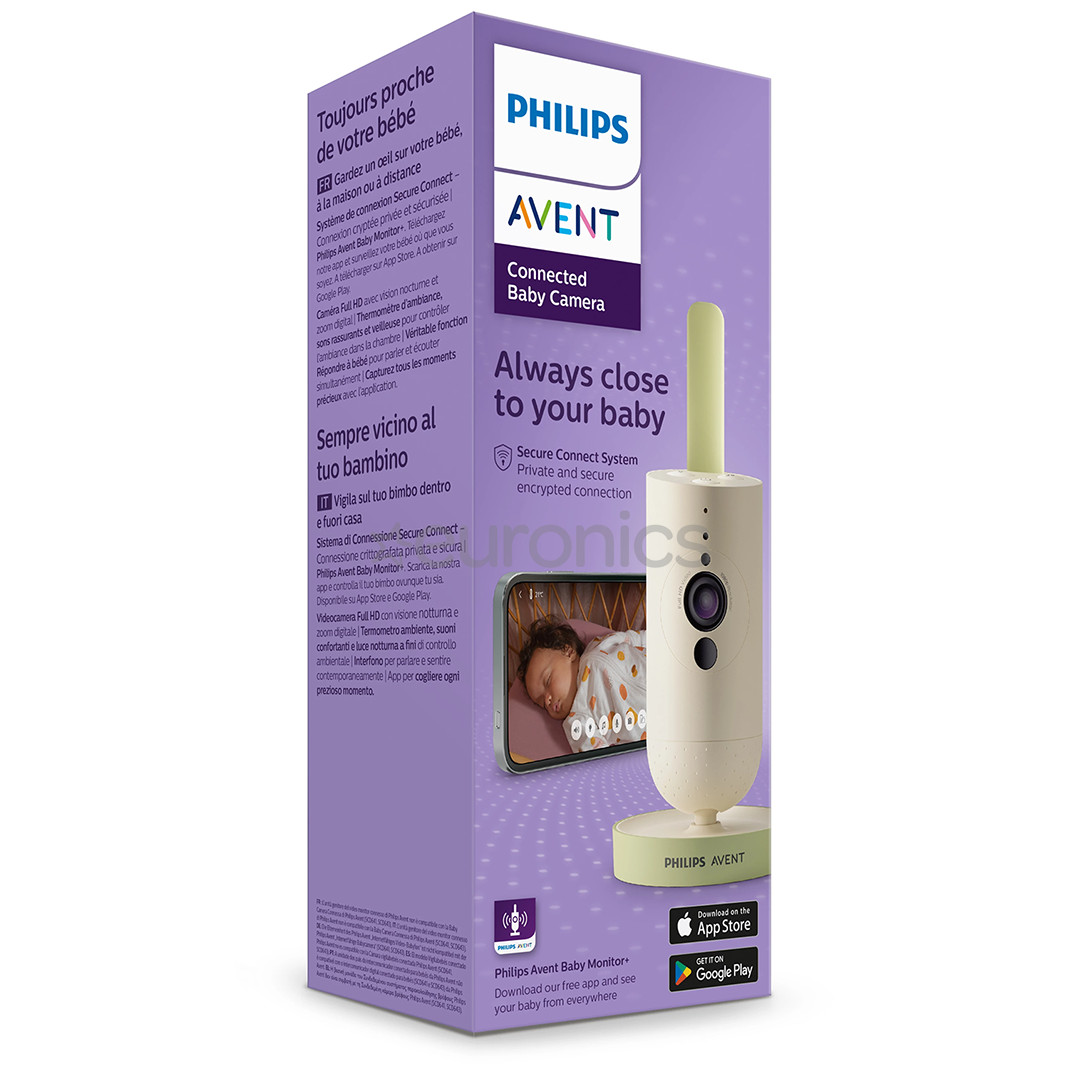 Philips Avent, balta - Video aukle