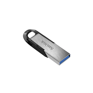 SanDisk Ultra Flair, USB 3.0, 512 GB, melna - USB zibatmiņa