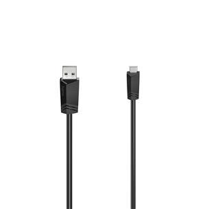 Hama USB-A/Micro-USB Cable, 1,5 m, black - Cable 00200606