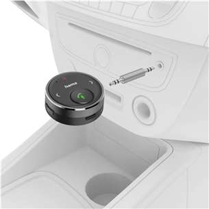 Hama Bluetooth® Receiver for Cars, 3,5 mm, melna - Bluethooth uztvērējs