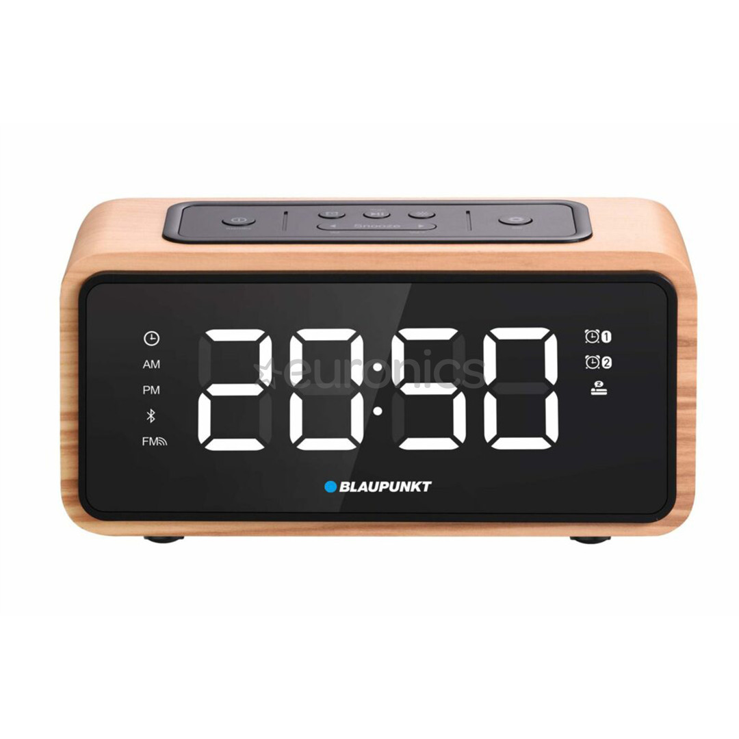 Blaupunkt Clockradio CR65BT, light brown - Clock radio