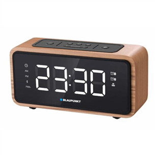 Blaupunkt Clockradio CR65BT, light brown - Clock radio