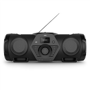 JVC BoomBlaster RV-NB300DAB, FM, DAB, Bluetooth, melna - Magnetola
