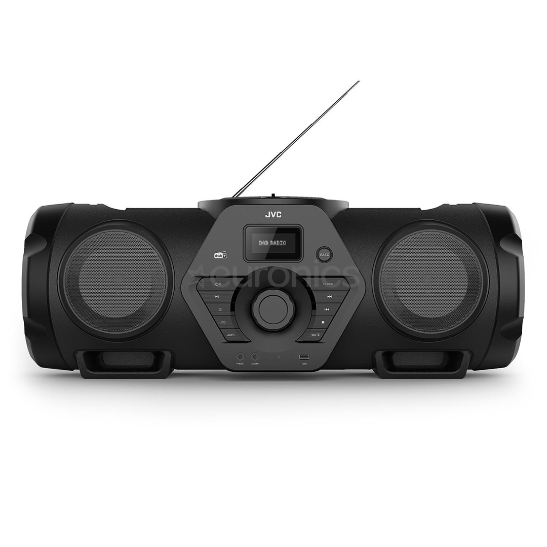 JVC BoomBlaster RV-NB300DAB, FM, DAB, Bluetooth, черный - Магнетола