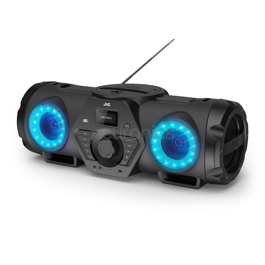 JVC BoomBlaster RV-NB300DAB, FM, DAB, Bluetooth, черный - Магнетола