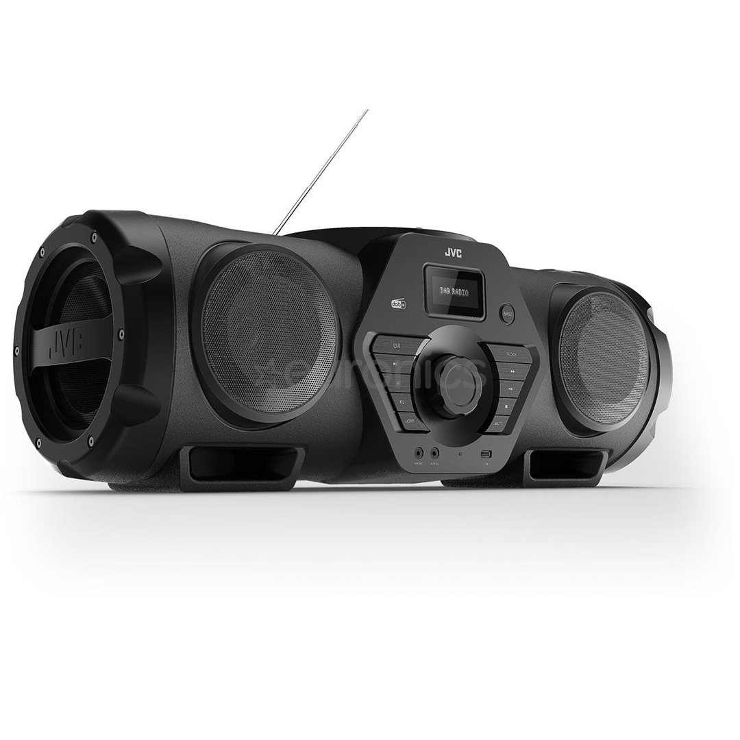 JVC BoomBlaster RV-NB300DAB, FM, DAB, Bluetooth, черный - Магнетола