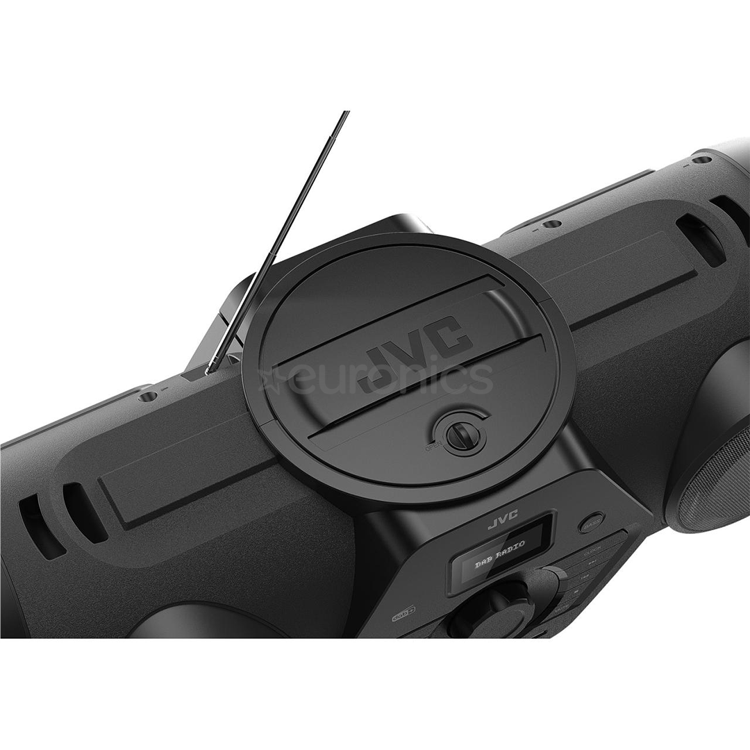 JVC BoomBlaster RV-NB300DAB, FM, DAB, Bluetooth, черный - Магнетола