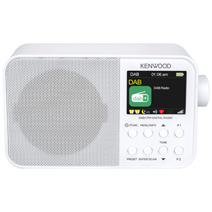 Kenwood Portable DAB+ Radio CR-M30DAB, белый - Радио CR-M30DAB-W