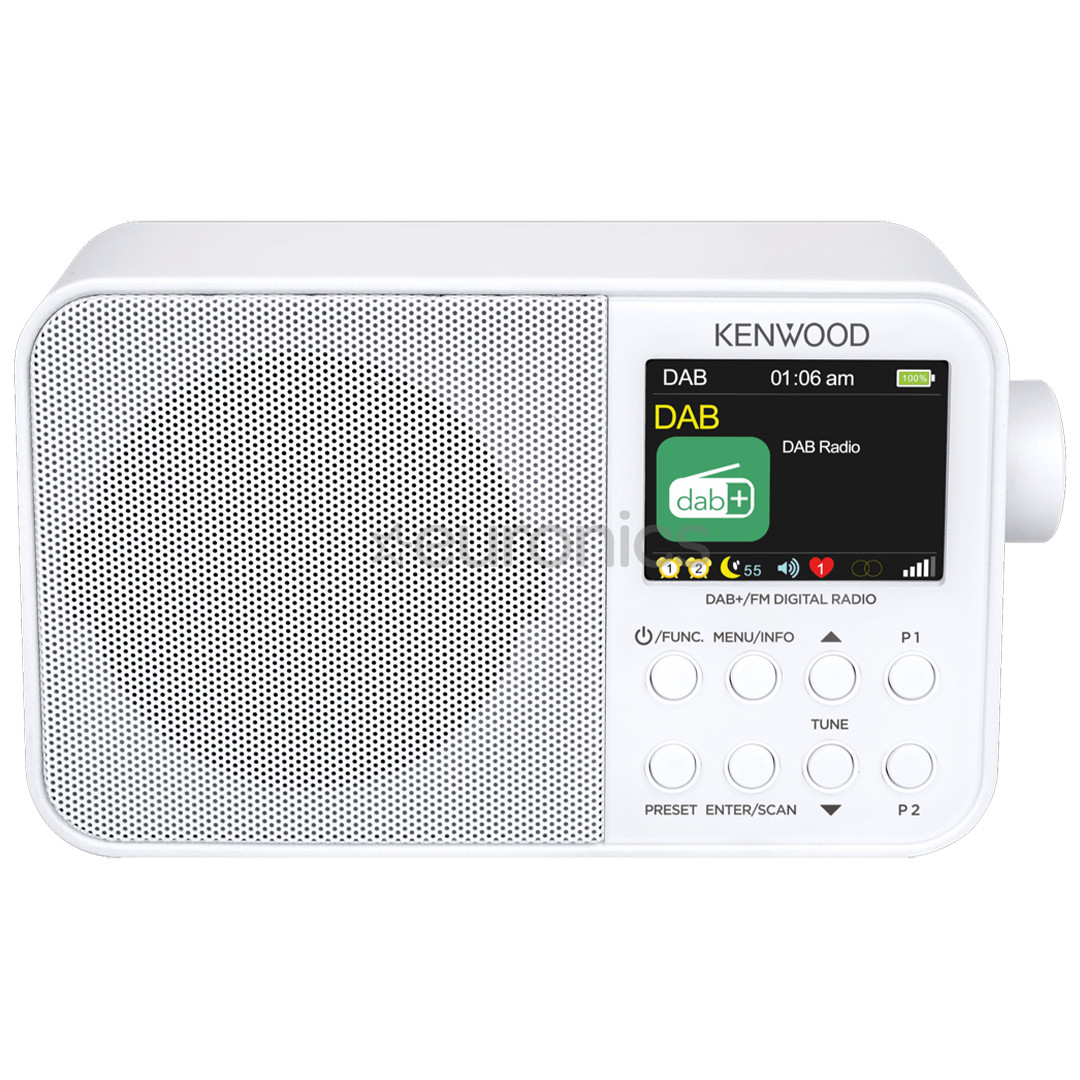 Kenwood Portable DAB+ Radio CR-M30DAB, balta - Radio