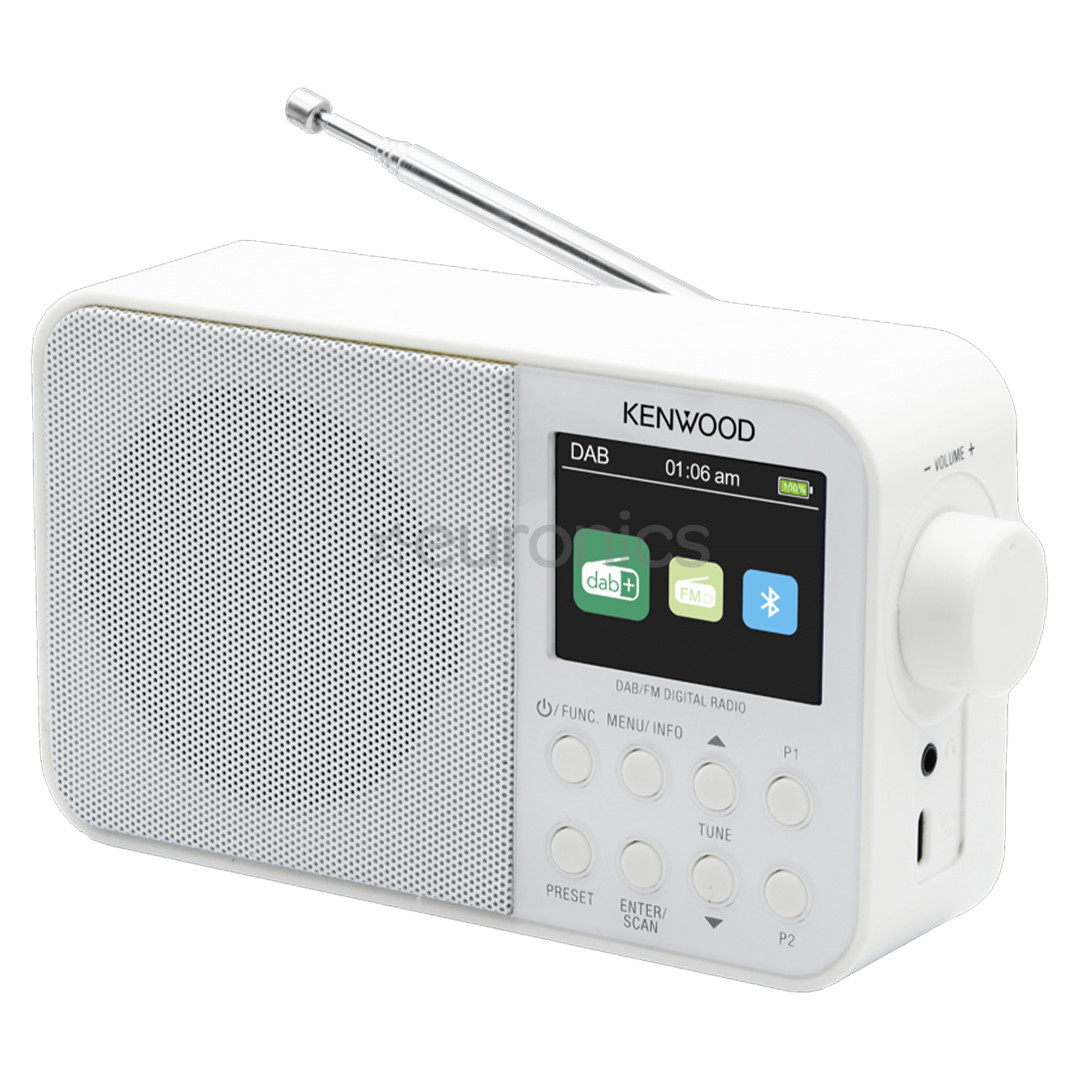 Kenwood Portable DAB+ Radio CR-M30DAB, balta - Radio