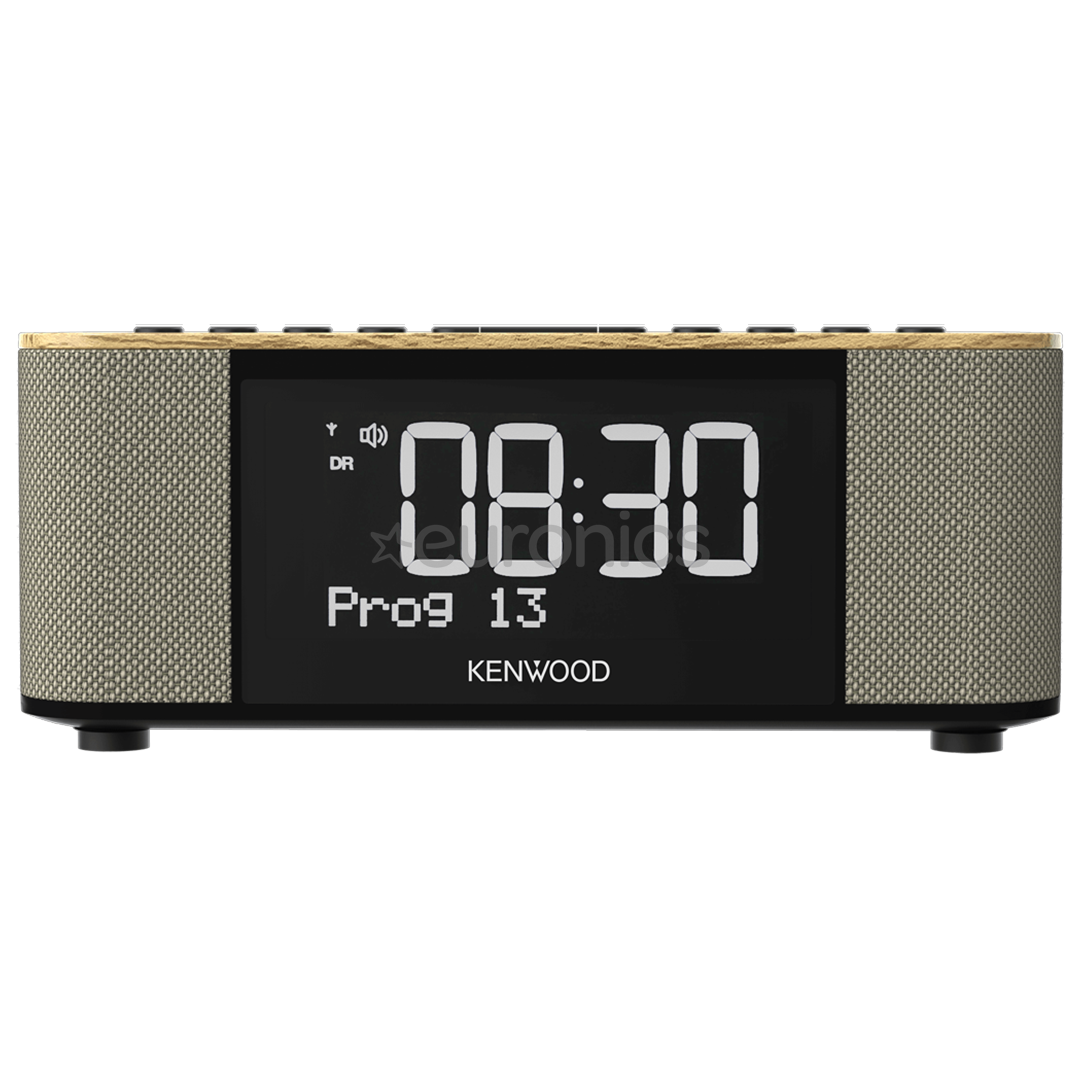 Kenwood Clock Radio CR-ST40DAB, light brown - Clock radio