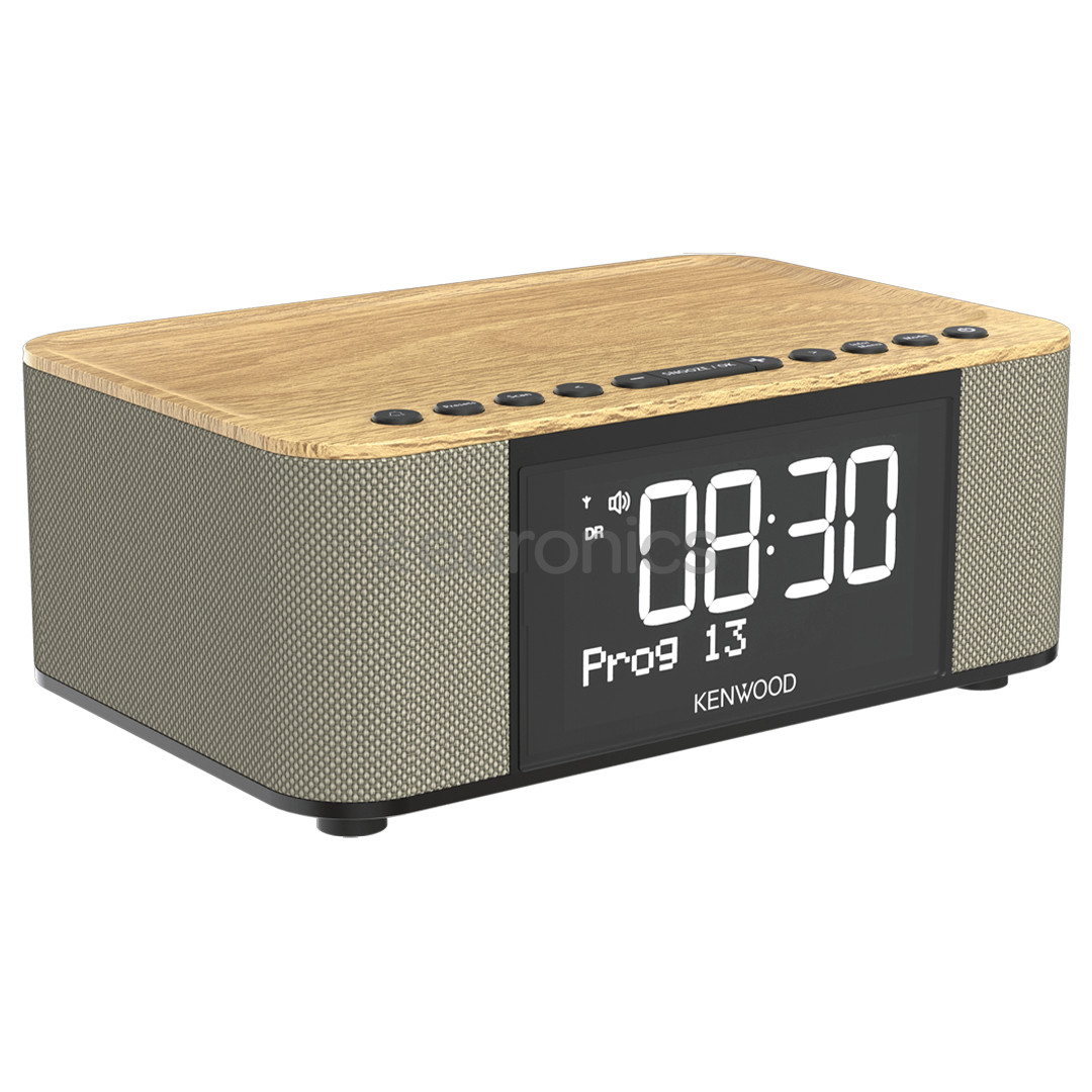 Kenwood Clock Radio CR-ST40DAB, light brown - Clock radio