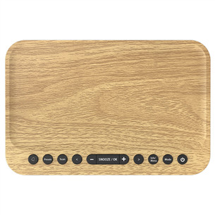 Kenwood Clock Radio CR-ST40DAB, light brown - Clock radio