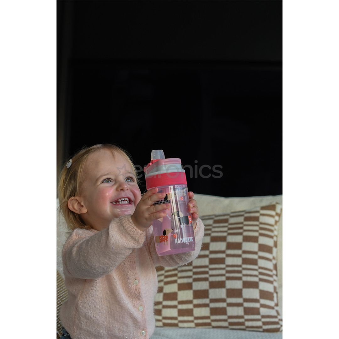 Kambukka Lagoon Diva Dogs, 400 ml, rozā - Pudele bērniem