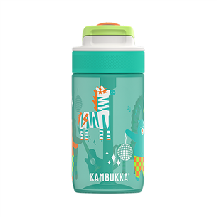 Kambukka Lagoon Disco Zoo, 400 мл, сине-зеленый - Детская бутылка 11-04058