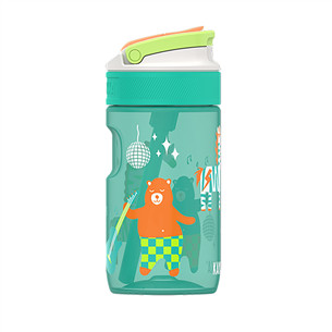 Kambukka Lagoon Disco Zoo, 400 ml, zila - Pudele bērniem