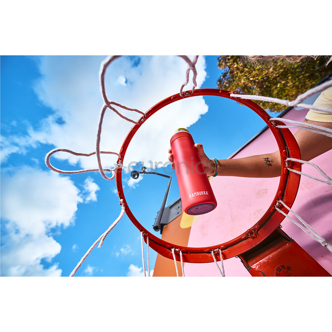 Kambukka Lagoon Insulated Fluo Fantasy, 600 мл, красный - Бутылка-термос для воды