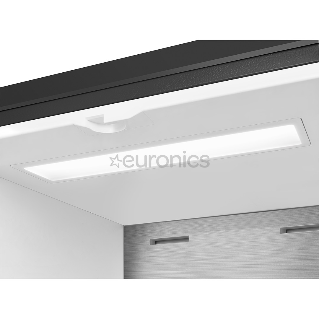 Hisense, No Frost, 612 л, высота 179 см, черный - SBS-холодильник