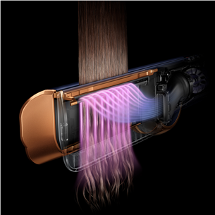 Dyson HT01 Airstrait, zila - Matu taisnotājs