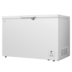 Hisense, 372 L, platums 124.3 cm, balta - Lādes tipa saldētava
