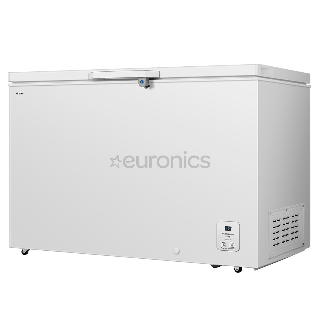 Hisense, 372 L, width 124.3 cm, white - Chest freezer