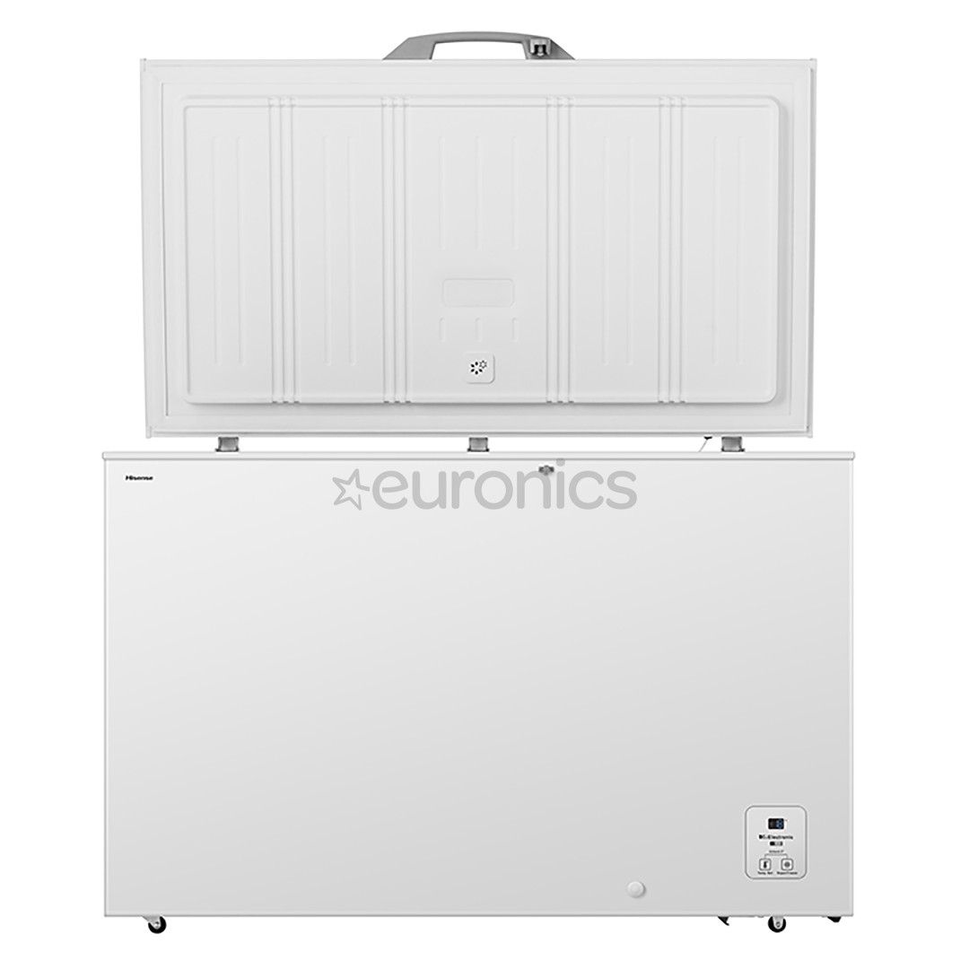 Hisense, 372 L, width 124.3 cm, white - Chest freezer