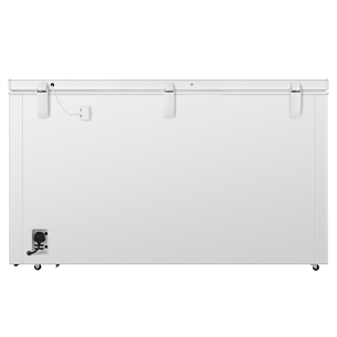 Hisense, 440 L, platums 142.9 cm, balta - Lādes tipa saldētava