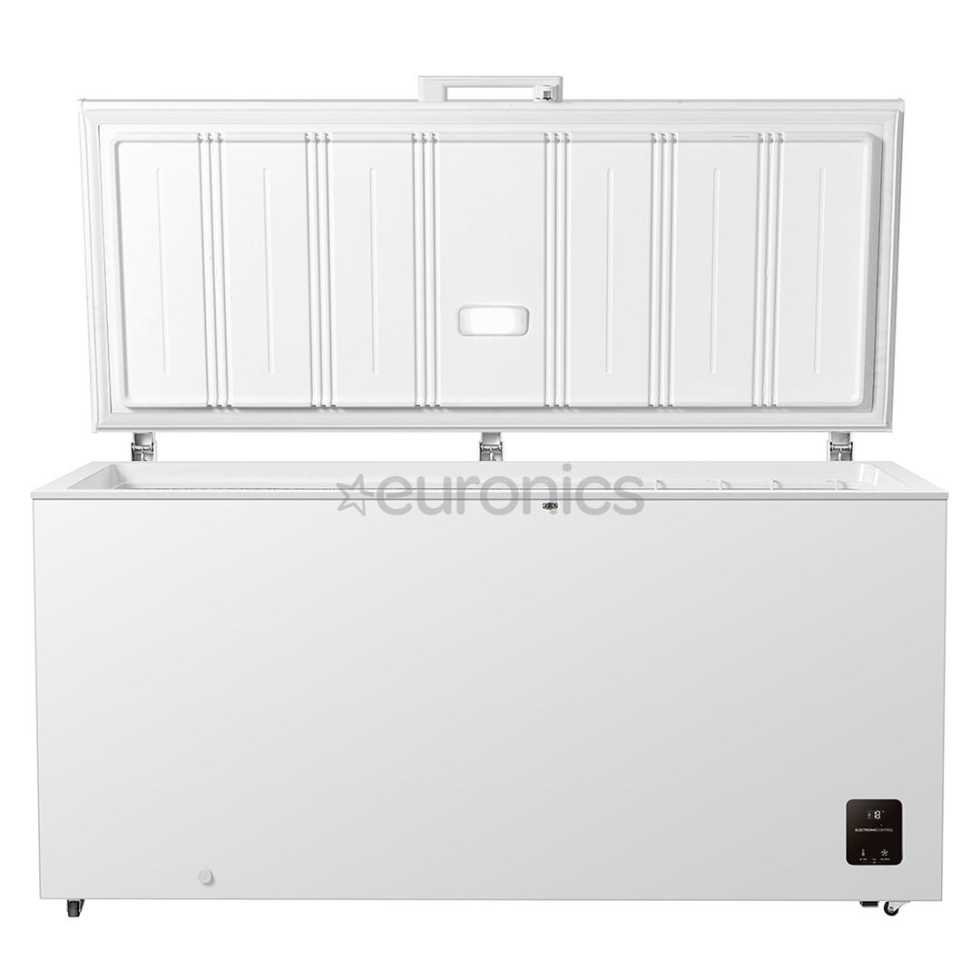 Hisense, 500 L, platums 164.6 cm, balta - Lādes tipa saldētava