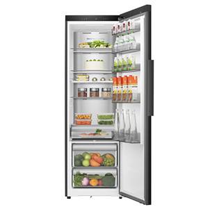 Hisense, 372 L, height 186 cm, black - Cooler