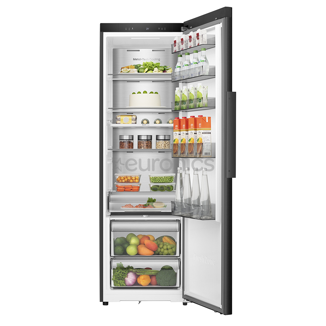 Hisense, 372 L, height 186 cm, black - Cooler