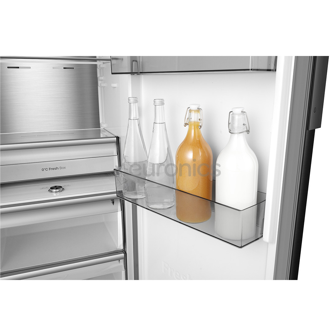 Hisense, 372 L, height 186 cm, black - Cooler