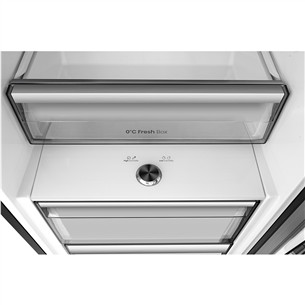 Hisense, 372 L, height 186 cm, black - Cooler