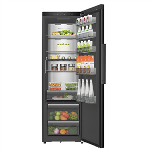 Hisense, 372 L, height 186 cm, black - Cooler