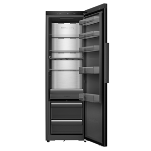 Hisense, 372 L, height 186 cm, black - Cooler