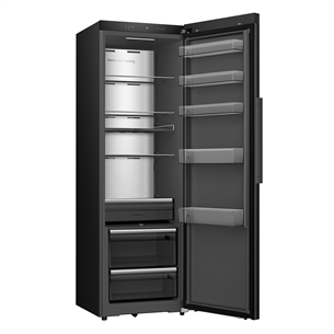 Hisense, 372 L, height 186 cm, black - Cooler