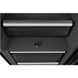Hisense, 372 L, height 186 cm, black - Cooler