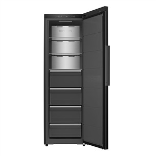 Hisense, NoFrost, 312 L, augstums 186 cm, melna - Saldētava