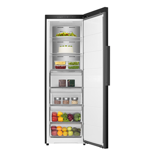 Hisense, NoFrost, 312 L, augstums 186 cm, melna - Saldētava