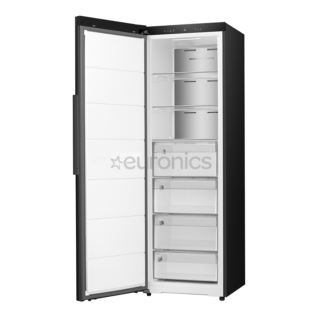 Hisense, NoFrost, 312 L, augstums 186 cm, melna - Saldētava