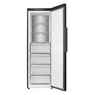 Hisense, NoFrost, 312 L, augstums 186 cm, melna - Saldētava