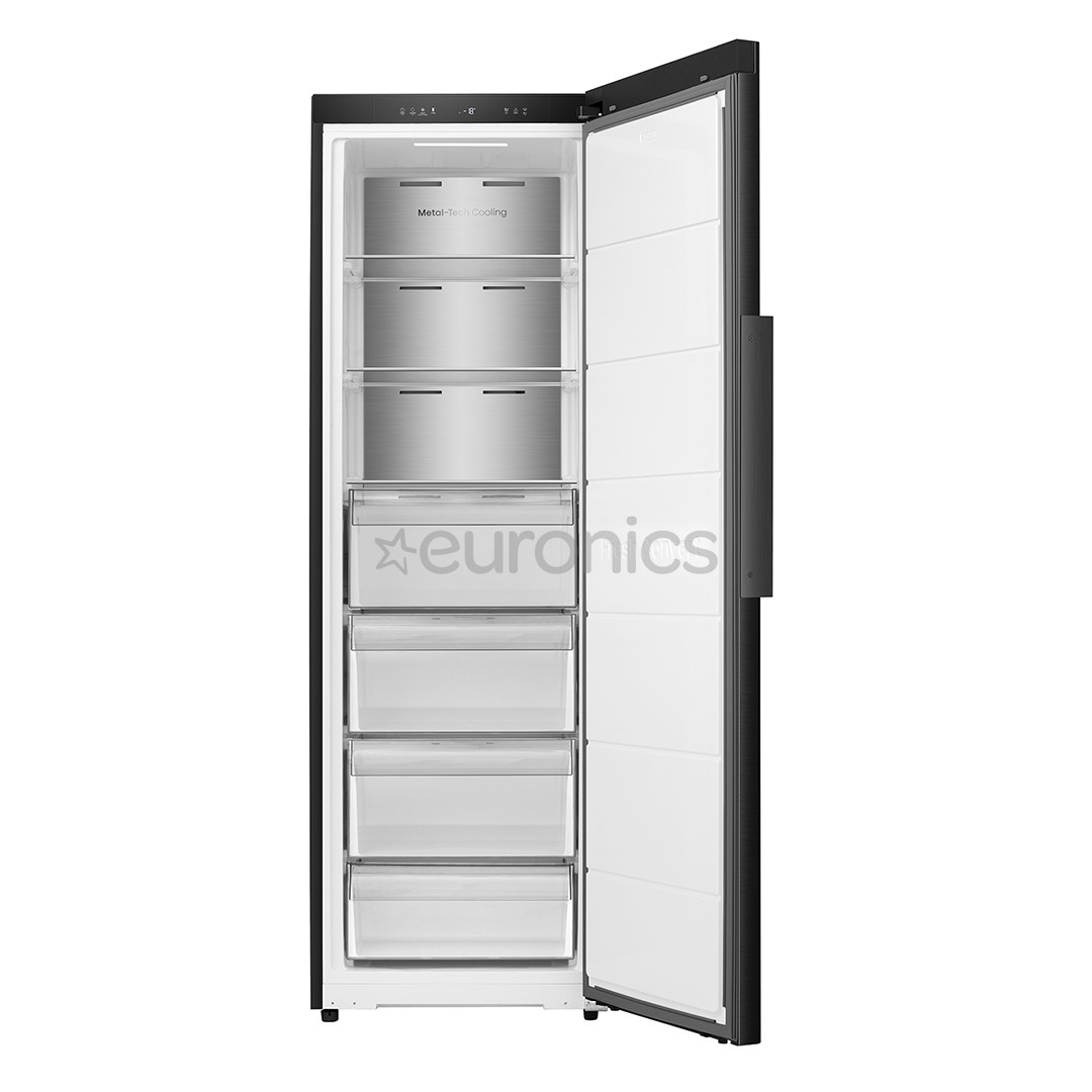 Hisense, NoFrost, 312 л, высота 186 см, черный - Морозильник