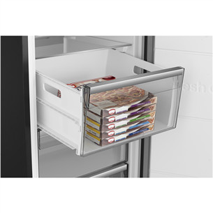 Hisense, NoFrost, 312 л, высота 186 см, черный - Морозильник