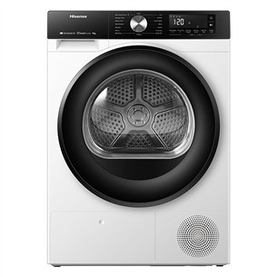 Hisense, 9 kg, dziļums 64 cm - Veļas žāvētājs DH3S902BW3