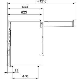 Miele TQ 1000 WP Nova Edition, 9 кг, глубина 62,3 см - Сушильная машина