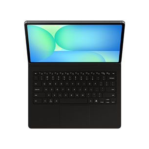 Samsung Book Cover Keyboard, Galaxy Tab S10 FE+, клавиша ИИ, черный - Чехол-клавиатура