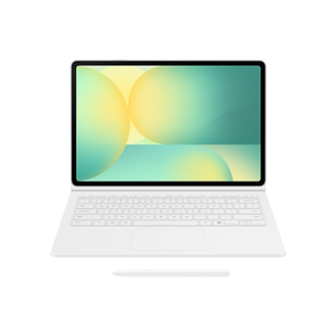 Samsung Book Cover Keyboard, Galaxy Tab S10 FE+, AI Key, balta - Apvalks ar klaviatūru planšetdatoram EF-DX625UWEGWW
