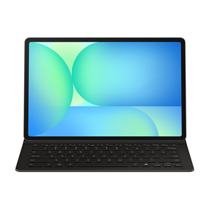 Samsung Book Cover Keyboard Slim, Galaxy Tab S10 FE+, melna - Apvalks ar klaviatūru planšetdatoram EF-DX620UBEGWW