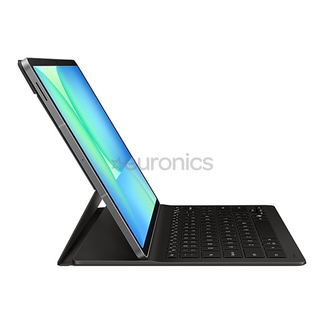 Samsung Book Cover Keyboard Slim, Galaxy Tab S10 FE+, melna - Apvalks ar klaviatūru planšetdatoram